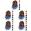 30Pièces Perruques Costume Parti Variées Unisexe Mode 5