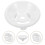 4Pcs ABS Urinal Filters Odor Prevention Drain Strainers White for Home 11