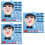 3 Pièces Facial Visages Changement Figure 5