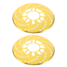 2Pièces Cache Aluminium Décoratif Protection Auto