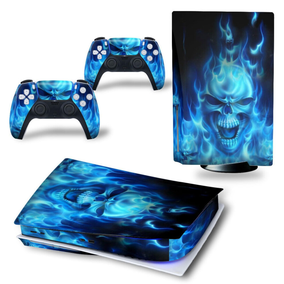 Console Skins Full Set For Ps5 Disc Version With Controller Decals, Scratchresistant Vinyl Wrap 9070919976223