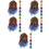 30Pièces Perruques Costume Parti Variées Unisexe Mode 6