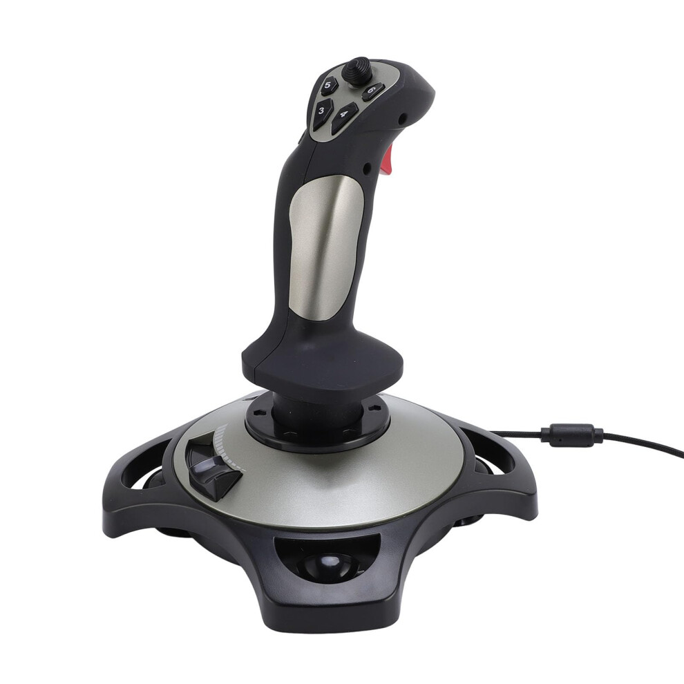 Flight Simulator Joystick With Vibration Feedback And Throttle, Usb Gaming Flight Stick For Pc 9455672843881