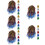 30Pièces Perruques Costume Parti Variées Unisexe Mode 10