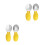 2Sets Durable Baby Feeding Tools Blue Silicone and Steel Fork Spoon 7