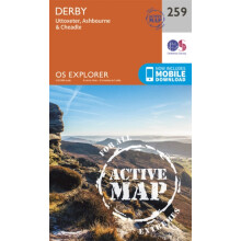 Derby Uttoxeter Ashbourne and Cheadle by Ordnance Survey Other Book