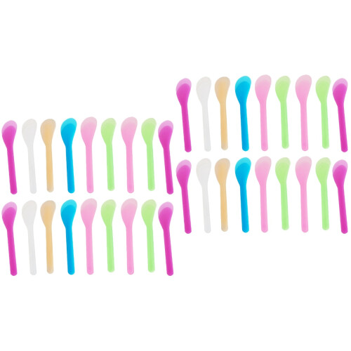 300Pcs Cosmetic Plastic Spatulas Face Mask Lotion Scrapers Assorted 2