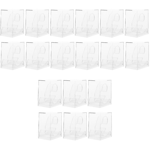 18Pcs Durable Clear Watch Organizer Boxes for Storage and Display 2