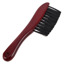 4Pcs Pool Table Brush Set Dark Red Wood Handle PVC Brush for Cleaning