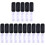 15Sets Planter Pot Tray with Transparent Lid Durable Plastic 2