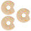 3Pcs Khaki Baby Teether Silicone Soft Textured Infant Chewing Toy 6