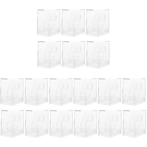 18Pcs Durable Clear Watch Organizer Boxes for Storage and Display 1