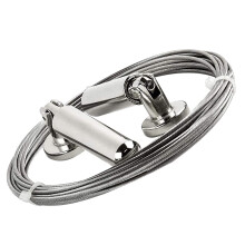 3Sets Bilderdraht Silber Wanddeko Kabel Für Gardinen