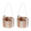 2Pièces Seau En Bois Multifonction Pour Spa, De Bain Sauna 1