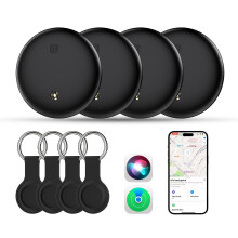 Alternative for Apple AirTag 4 Pack Bluetooth Item Tracker with Find My, Waterproof Key and Luggage Finder