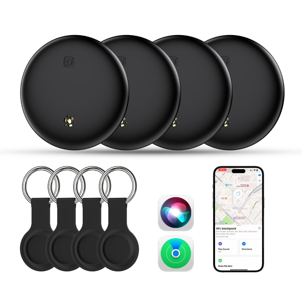 Alternative For Apple Airtag 4 Pack Bluetooth Item Tracker With Find My, Waterproof Key And Luggage Finder 9455672843942