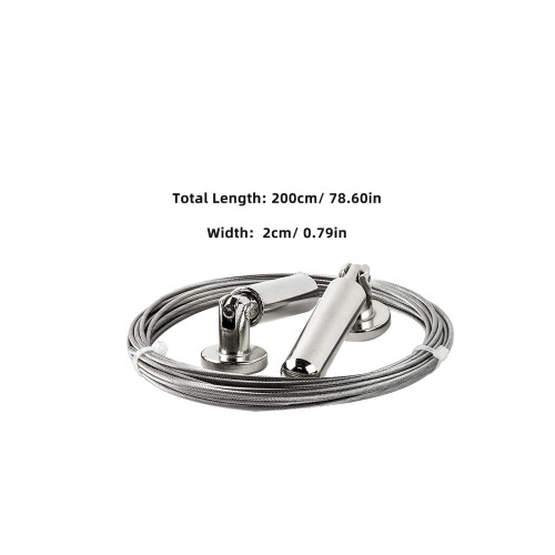 3Sets Bilderdraht Silber Wanddeko Kabel Für Gardinen 2
