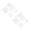 10Pcs Transparent Acrylic Stamp Blocks Durable DIY Stamp Handle Tool 5