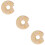 3Pcs Khaki Baby Teether Silicone Soft Textured Infant Chewing Toy 8