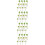 48Pcs Green Mini Palm Trees Artificial Plastic for Train Model Decor 9