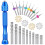76 Pcs Hand Drill Set Pin Vise Mini Drill Bits Rotary Tool 6