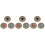 9Pcs Alloy Snap Button Fasteners Assorted Colors DIY Craft Accessories 4