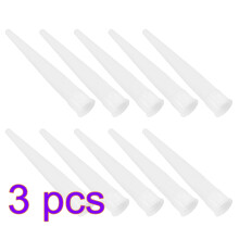 90Pcs White Plastic Ink Grip Nozzles for Caulking Tube