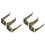 2Sets Golden Iron Fire Extinguisher Bracket Wall Mount for Home Use 4