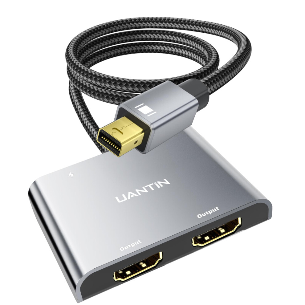 Mini Displayport To Dual Hdmi 4K 60Hz Adapter Thunderbolt 2 Splitter For Macbook Pro Air Surface 9044945410242