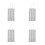 4Pcs Drum Stick Storage Bag Felt Wood Organizer Wall Mount Light Grey 7