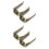 2Sets Golden Iron Fire Extinguisher Bracket Wall Mount for Home Use 7