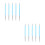 2 Pack Silicone Dot Needle Pen Nail Art Dotting Tools Comfortable 6