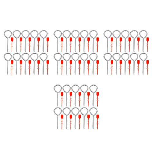 80Sets Fire Extinguisher Pull Pin Seal Kit Plastic Metal Safety Locks 2
