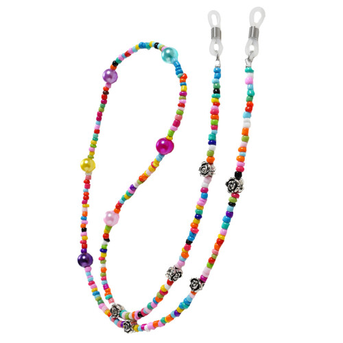 2Pcs Multi Acrylic Chain Eyeglass Holder Strap for Sports