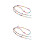 2Pcs Multi Acrylic Chain Eyeglass Holder Strap for Sports 9