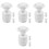 12Pcs Easy-Use White Plastic Push Button Water Spigot for Dispenser 4