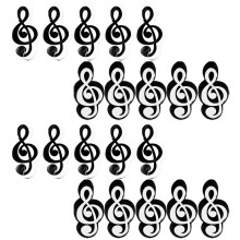 80St Kleine Muzieknoot Gummen Tpr Assorti Kleuren Voor En Thuis