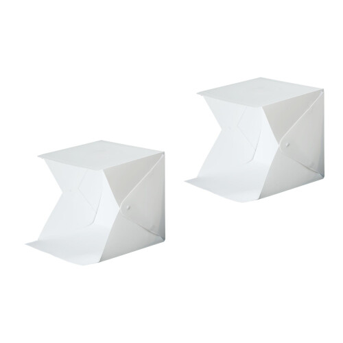 2Sets Eva Mini Light Tent Portable Photography Box with LED Lighting 2