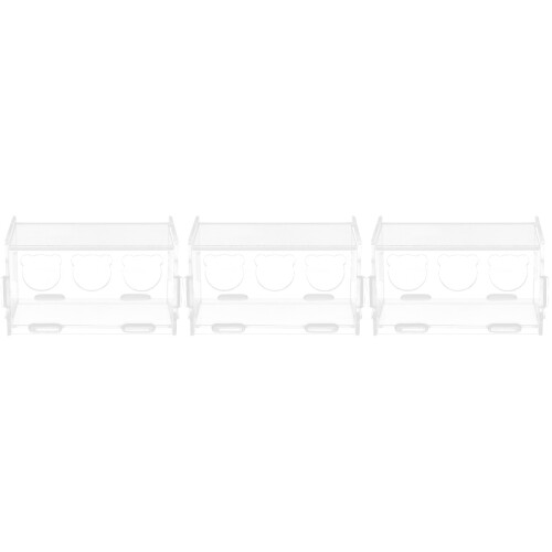 3Stk Futterbehälter Transparent Für Kleintiere Und 2