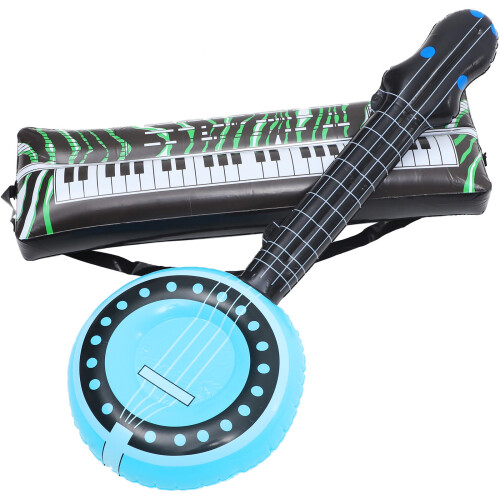 8Pcs Durable PVC Inflatable Music Instruments Assorted Colors for Kids 1