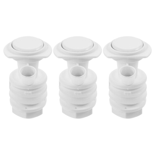 12Pcs Easy-Use White Plastic Push Button Water Spigot for Dispenser 2
