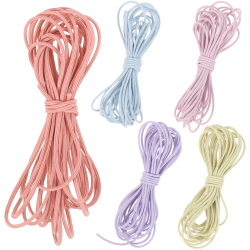 10 Pcs Elastic Thread Rubber Band Hair Rope 2