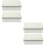 4Pcs Portable Silver Tinplate Gift Storage Boxes Small Item Cases 5