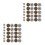 100Pcs Silver Metal Jeans Buttons Durable Adjustable Snap Fasteners 8