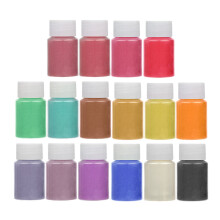 2St Kleurrijke Pigment Poeders DIY Nagel En Handwerken