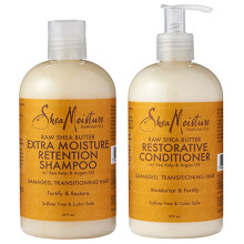 Shea Moisture Shea Butter Moisture Shampoo 379ml and Restorative Condi