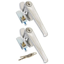 Dual Lock Locker Handle Set DLHS for Storage Cabinets with Durable Construction