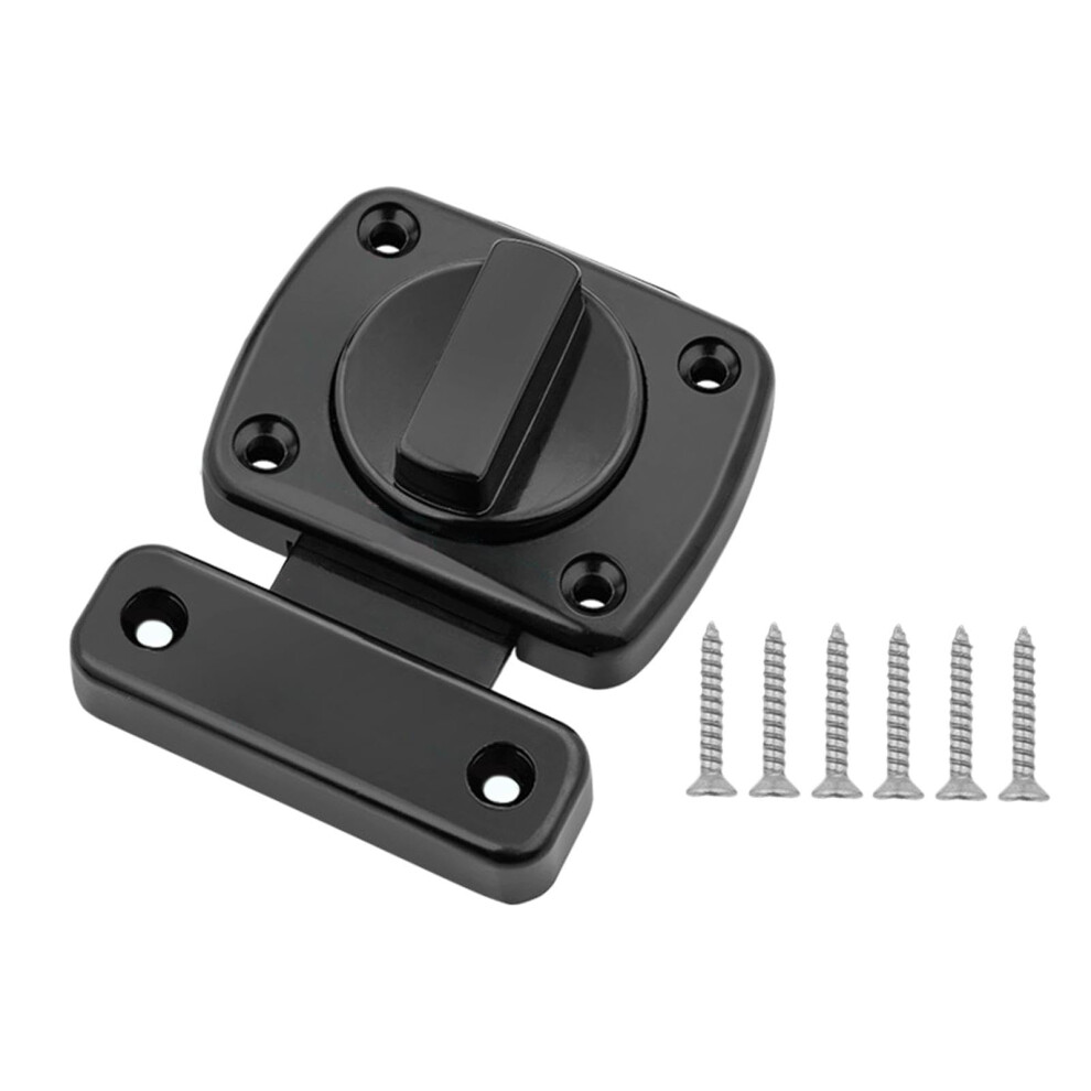 Black Zinc Alloy Gate Latch With 180 Rotate Bolt Door Lock For Metal Gates And Cabinets 9070919951756