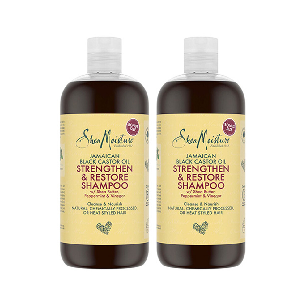 Shea Moisture Black Jamaican Castor Oil Strengthen And Restore Shampoo