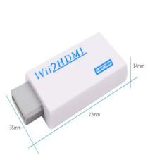 HDMI Adapter 1080P Full HD Converter with Audio for Nintendo Wii to HDTV